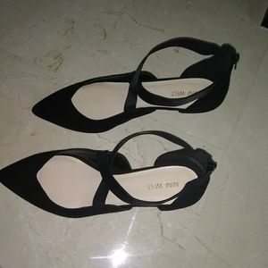 Nine West Black Suede Size 12 NWOB